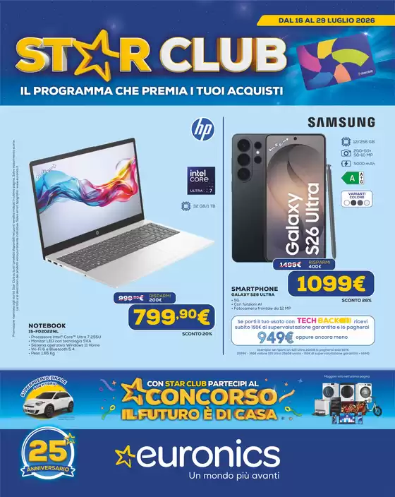 Volantino Euronics a Porto Sant'Elpidio | STAR CLUB | 2026-07-16T00:00:00.000Z - 2026-07-29T00:00:00.000Z