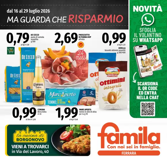Volantino Famila | Ma guarda che risparmio | 2026-07-16T00:00:00.000Z - 2026-07-29T00:00:00.000Z