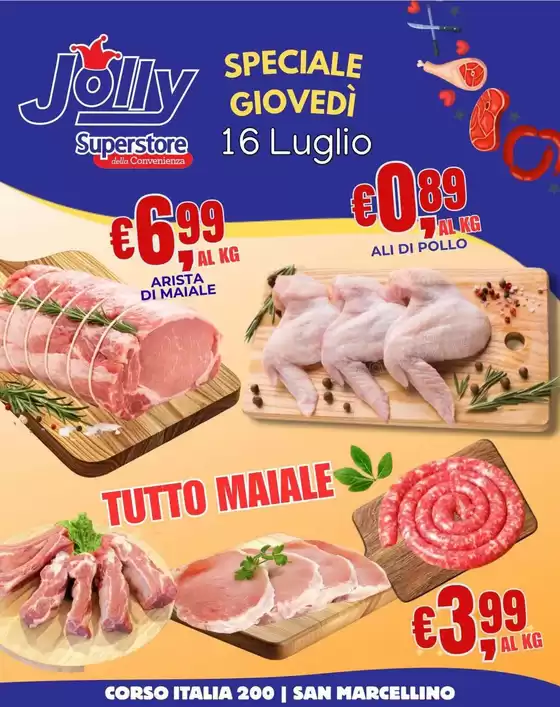 Volantino Jolly Market | Offerte | 2026-07-16T00:00:00.000Z - 2026-07-16T00:00:00.000Z