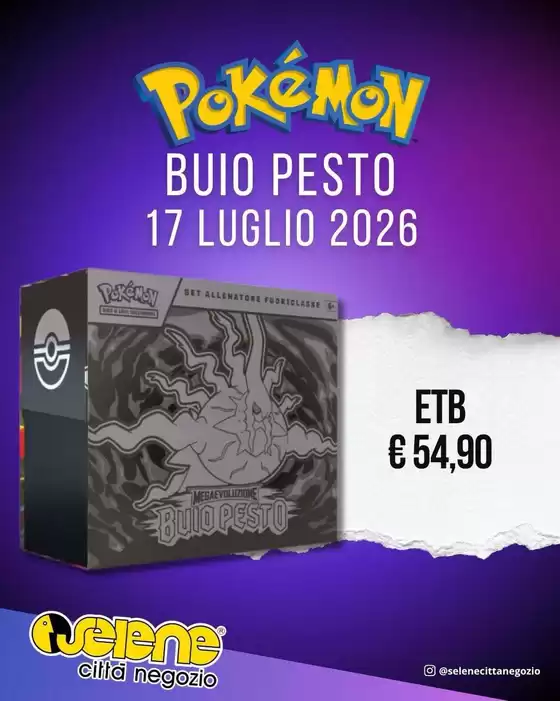 Volantino Selene Città Negozio | Buio pesto | 2026-07-17T00:00:00.000Z - 2026-07-17T00:00:00.000Z