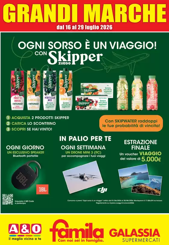 Volantino Famila | GRANDI MARCHE | 2026-07-16T00:00:00.000Z - 2026-07-29T00:00:00.000Z