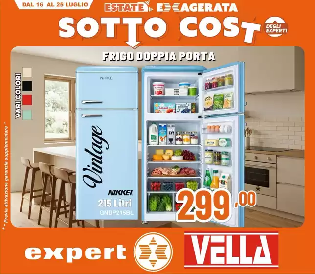 Volantino Vella Elettrodomestici | Sottocosto | 2026-07-16T00:00:00.000Z - 2026-07-25T00:00:00.000Z