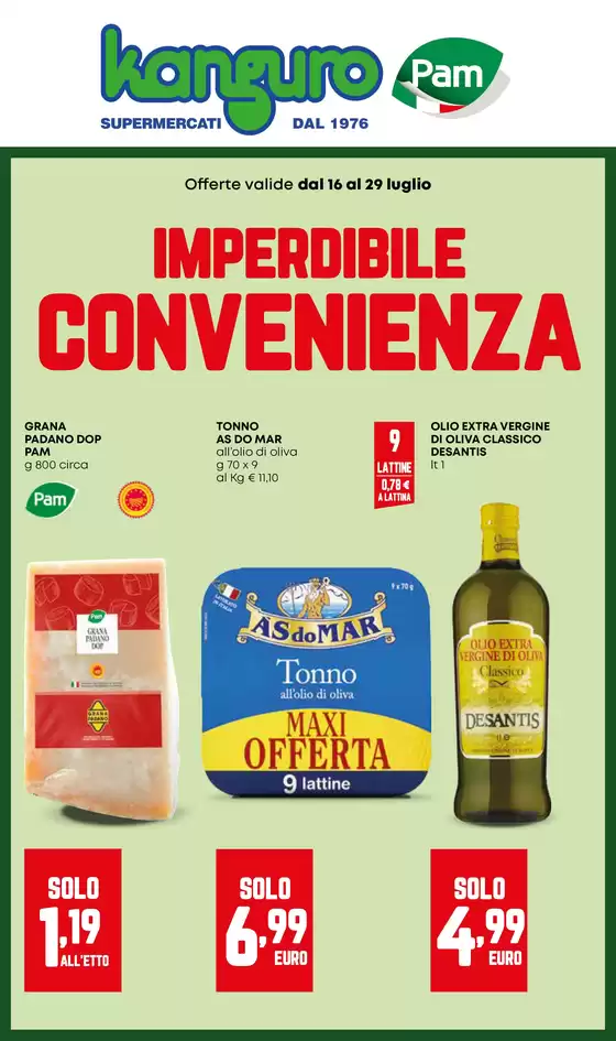 Volantino Kanguro | Imperdibile convenienza | 2026-07-16T00:00:00.000Z - 2026-07-29T00:00:00.000Z