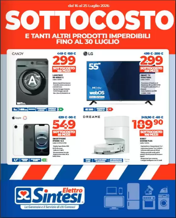 Volantino Elettrosintesi | Sottocosto | 2026-07-16T00:00:00.000Z - 2026-07-30T00:00:00.000Z