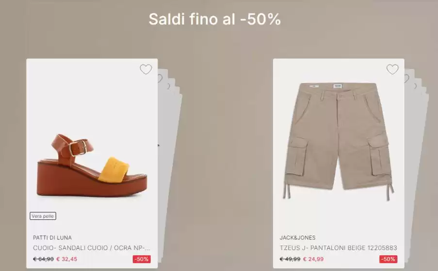 Volantino Scarpamondo | Saldi fino al -50% | 2026-07-16T00:00:00.000Z - 2026-07-31T00:00:00.000Z