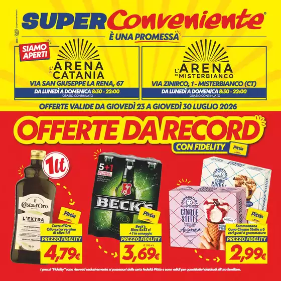 Volantino SuperConveniente | Offerte da record | 2026-07-23T00:00:00.000Z - 2026-07-30T00:00:00.000Z