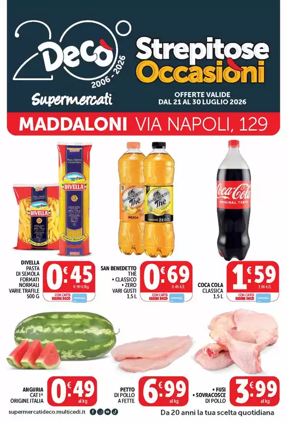 Volantino Decò a Tergu | Strepitose occasioni | 2026-07-21T00:00:00.000Z - 2026-07-30T00:00:00.000Z