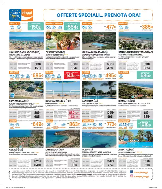 Volantino Eurospin Viaggi a Fabro | OFFERTE SPECIALI... PRENOTA ORA! | 2026-07-16T00:00:00.000Z - 2026-07-22T00:00:00.000Z
