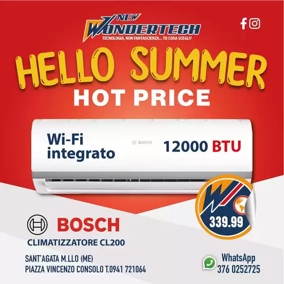 Volantino New Wondertech | HELLO SUMMER! | 2026-07-17T00:00:00.000Z - 2026-07-21T00:00:00.000Z