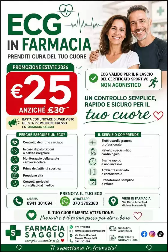 Volantino Farmacia Saggio | Promozione estate 2026 | 2026-06-21T00:00:00.000Z - 2026-09-22T00:00:00.000Z