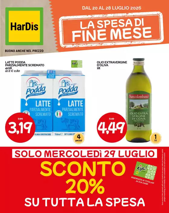 Volantino Hardis | La spesa di fine mese | 2026-07-20T00:00:00.000Z - 2026-07-29T00:00:00.000Z