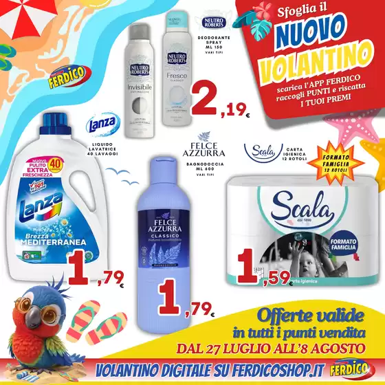 Volantino Ferdico | Dal 27 luglio all'8 agosto | 2026-07-27T00:00:00.000Z - 2026-08-08T00:00:00.000Z
