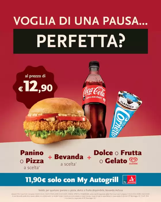 Volantino Autogrill | Voglia di una pausa... | 2026-07-17T00:00:00.000Z - 2026-08-03T00:00:00.000Z