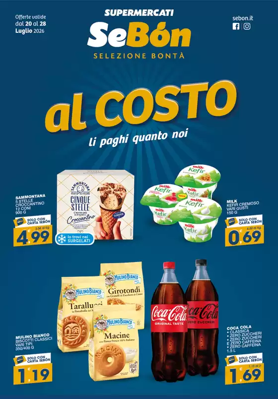 Volantino SeBón | Al costo | 2026-07-20T00:00:00.000Z - 2026-07-28T00:00:00.000Z