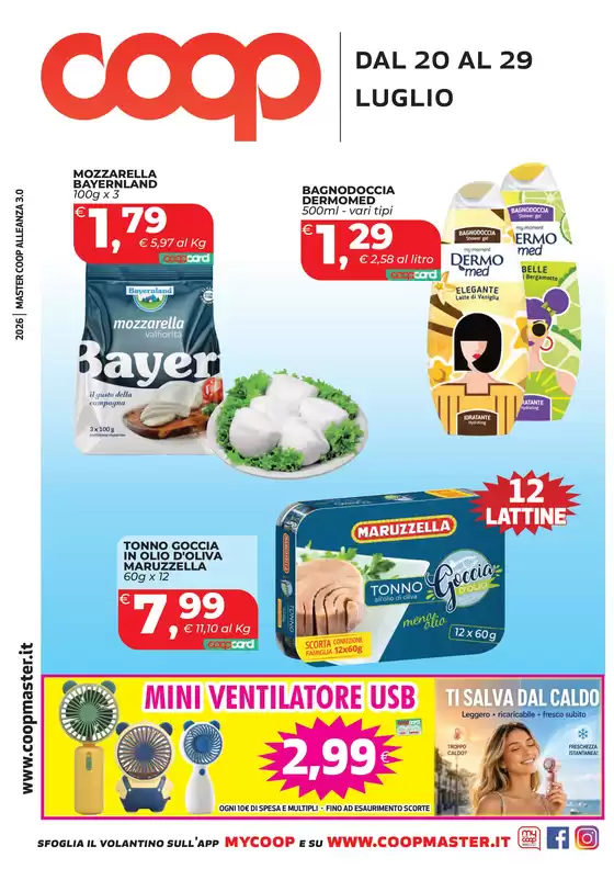 Volantino Coop | dal 20 al 28 luglio | 2026-07-20T00:00:00.000Z - 2026-07-29T00:00:00.000Z