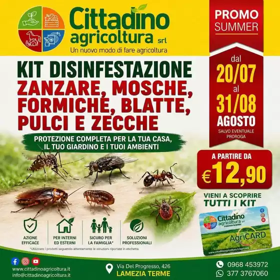 Volantino Cittadino Agricoltura | Dal 20/07 al 31/08 | 2026-07-20T00:00:00.000Z - 2026-08-31T00:00:00.000Z