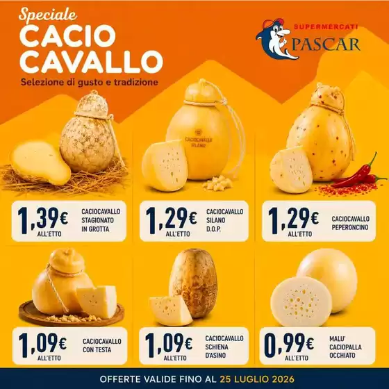 Volantino Pascar | Offerte valide fino al 25 luglio | 2026-07-20T00:00:00.000Z - 2026-07-25T00:00:00.000Z