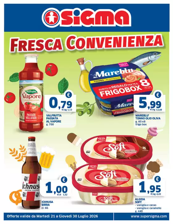 Volantino Sigma | FRESCA CONVENIENZA | 2026-07-21T00:00:00.000Z - 2026-07-30T00:00:00.000Z