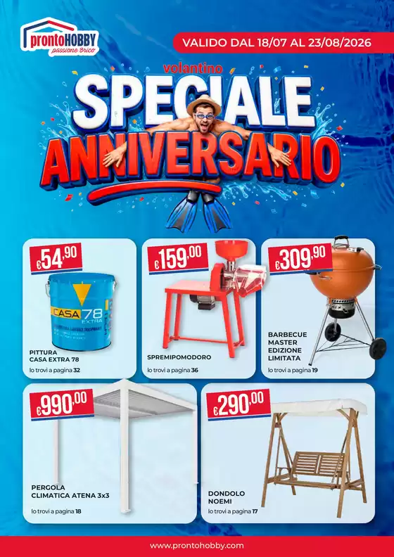 Volantino Pronto Hobby a Gairo | Speciale anniversario | 2026-07-20T00:00:00.000Z - 2026-08-23T00:00:00.000Z
