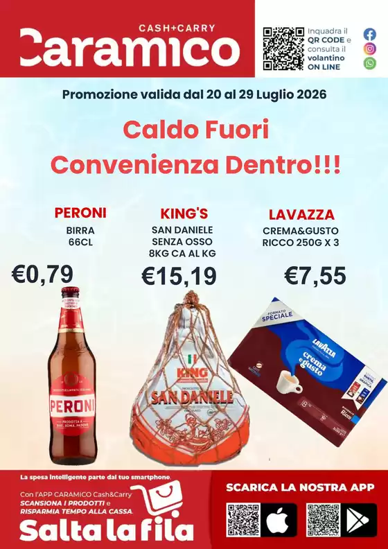 Volantino Caramico | Caldo Fuori Convenienza Dentro!!! | 2026-07-20T00:00:00.000Z - 2026-07-29T00:00:00.000Z
