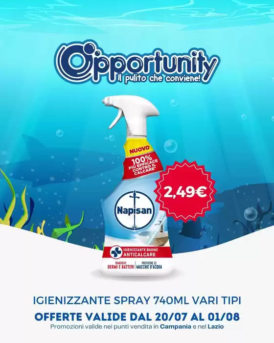 Volantino Opportunity Shop | Offerte valide dal 20/07 al 01/08 | 2026-07-20T00:00:00.000Z - 2026-08-01T00:00:00.000Z
