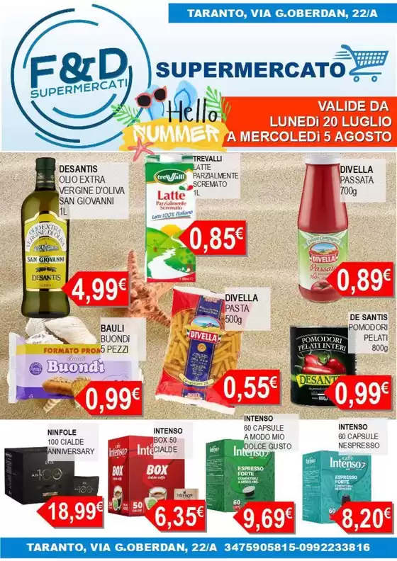 Volantino F&D | Hello summer | 2026-07-20T00:00:00.000Z - 2026-08-05T00:00:00.000Z