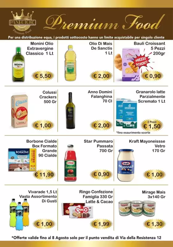 Volantino Malinconico Maxi Alimentari | Premium food | 2026-07-20T00:00:00.000Z - 2026-08-08T00:00:00.000Z