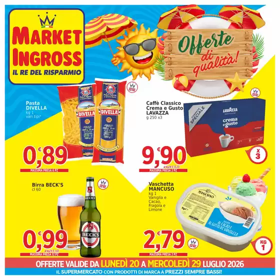 Volantino Market Ingross | Offerte di qualita | 2026-07-20T00:00:00.000Z - 2026-07-29T00:00:00.000Z