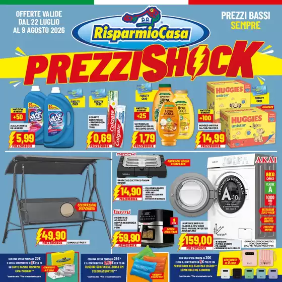 Volantino Risparmio Casa | PREZZI SHOCK | 2026-07-22T00:00:00.000Z - 2026-08-09T00:00:00.000Z