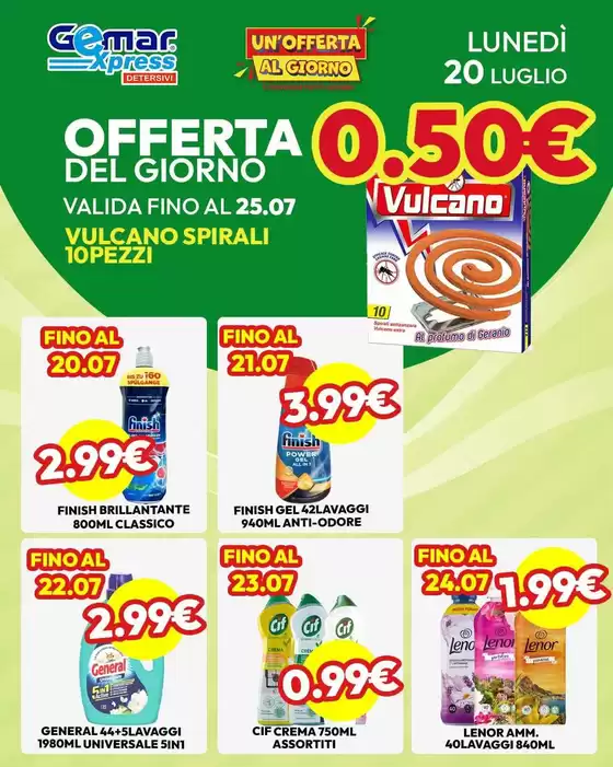 Volantino Gemar Detersivi | Offerta del giorno | 2026-07-20T00:00:00.000Z - 2026-07-25T00:00:00.000Z