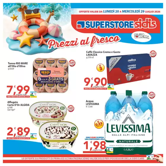Volantino Sidis | Prezzi al fresco | 2026-07-20T00:00:00.000Z - 2026-07-29T00:00:00.000Z