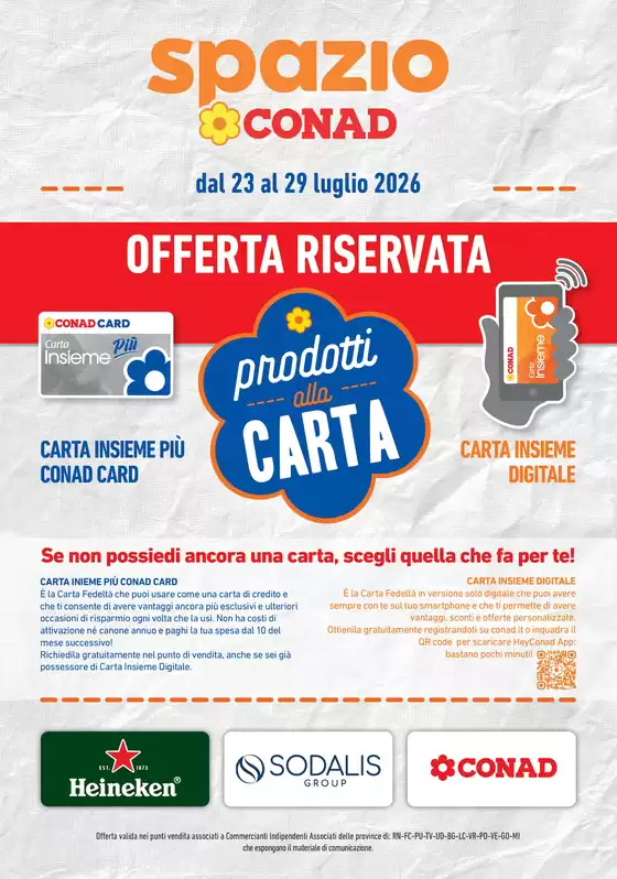 Volantino Spazio Conad | PRODOTTI ALLA CARTA | 2026-07-23T00:00:00.000Z - 2026-07-29T00:00:00.000Z