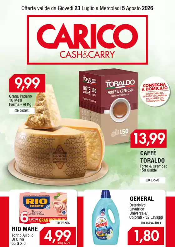 Volantino Carico Cash & Carry a Propata | Offerte | 2026-07-23T00:00:00.000Z - 2026-08-05T00:00:00.000Z