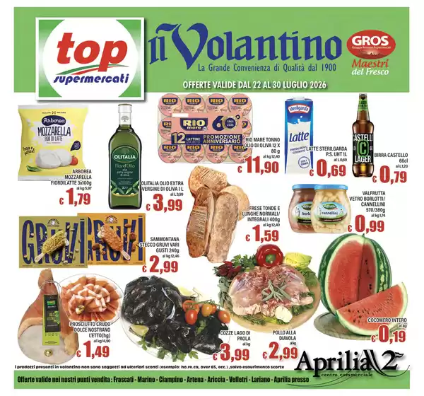 Volantino Top Supermercati | Il volantino | 2026-07-22T00:00:00.000Z - 2026-07-30T00:00:00.000Z
