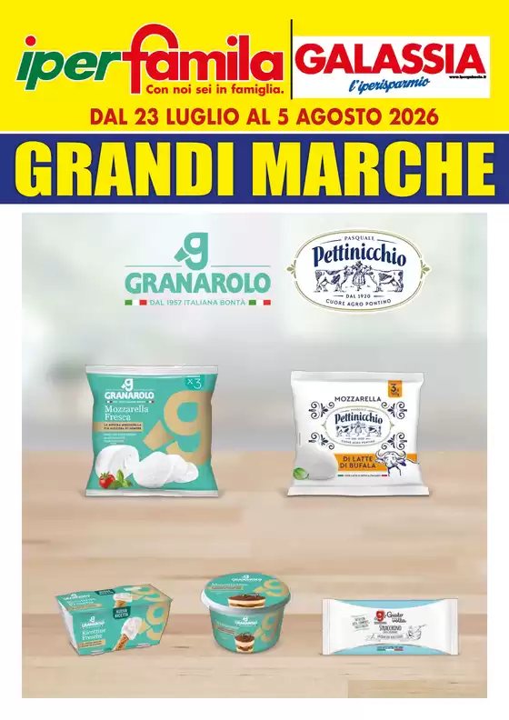 Volantino Galassia | Grandi marche | 2026-07-23T00:00:00.000Z - 2026-08-05T00:00:00.000Z
