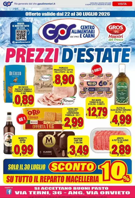 Volantino Iper Triscount | Prezzi d'estate | 2026-07-22T00:00:00.000Z - 2026-07-30T00:00:00.000Z