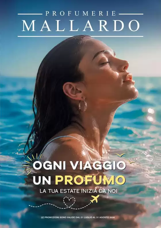 Volantino Profumerie Mallardo | Ogni viaggio un profumo | 2026-07-21T00:00:00.000Z - 2026-08-31T00:00:00.000Z
