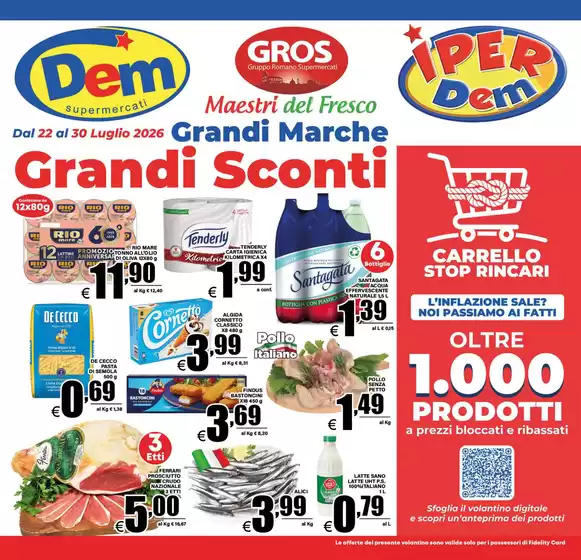 Volantino Dem | Grandi sconti | 2026-07-22T00:00:00.000Z - 2026-07-30T00:00:00.000Z