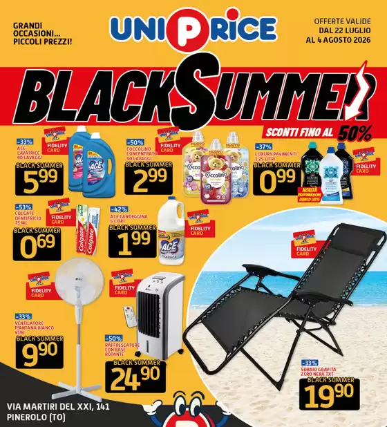 Volantino UniPrice | Black summer | 2026-07-22T00:00:00.000Z - 2026-08-04T00:00:00.000Z