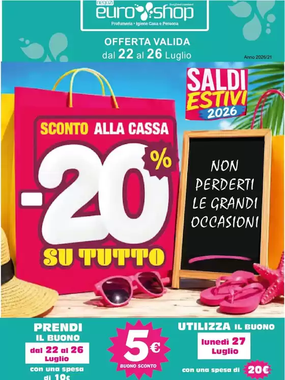 Volantino | Saldi estivi | 2026-07-22T00:00:00.000Z - 2026-07-27T00:00:00.000Z