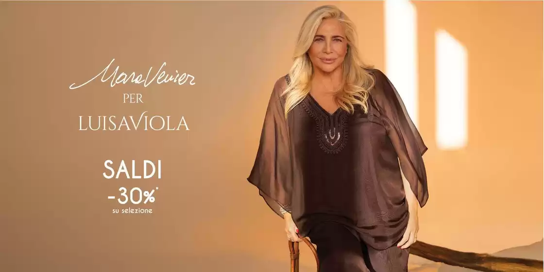 Volantino Luisa Viola | Saldi -30% | 2026-07-22T00:00:00.000Z - 2026-07-31T00:00:00.000Z