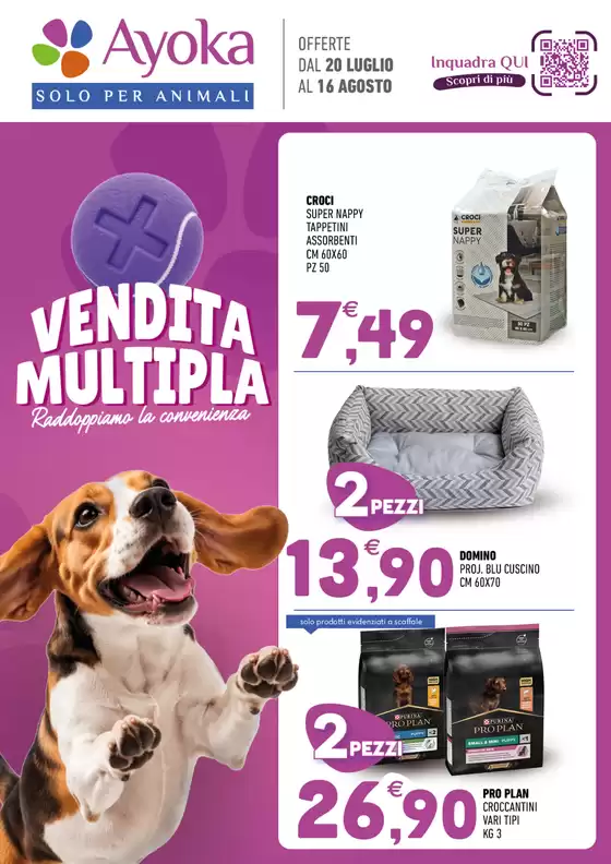 Volantino Ayoka | Vendita multipla | 2026-07-22T00:00:00.000Z - 2026-08-16T00:00:00.000Z