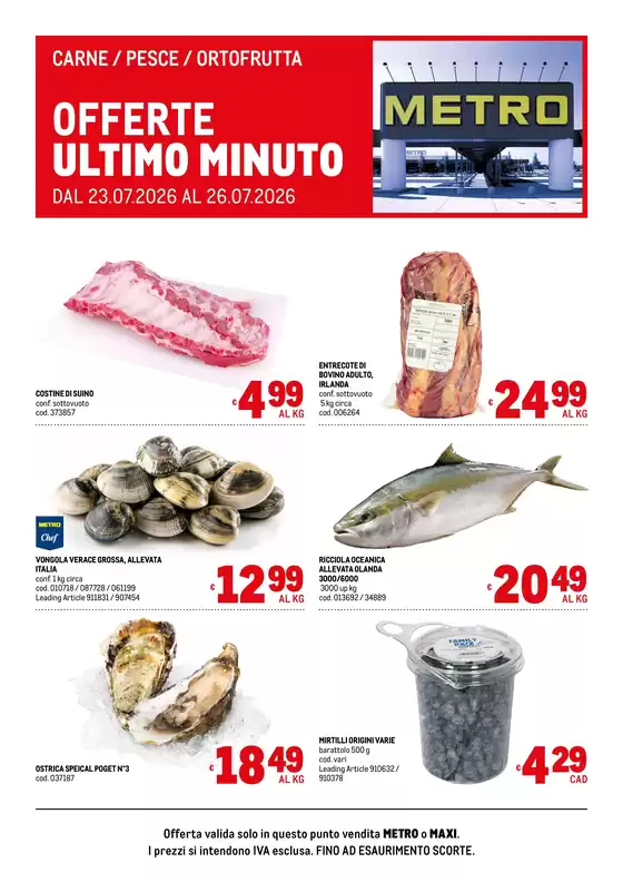Volantino Metro a Santa Maria la Carità | Offerte freschissimi | 2026-07-23T00:00:00.000Z - 2026-07-26T00:00:00.000Z