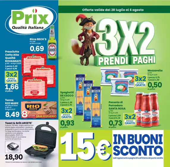 Volantino Prix | 3x2 | 2026-07-28T00:00:00.000Z - 2026-08-06T00:00:00.000Z