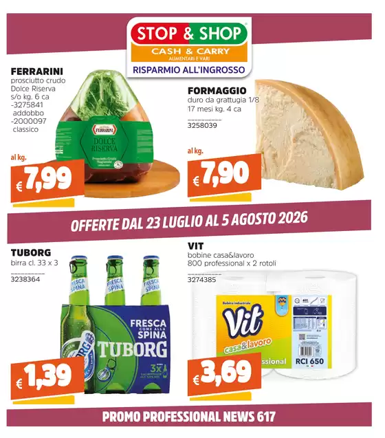 Volantino Stop e Shop | OFFERTE DAL 23 LUGLIO AL 5 AGOSTO 2026 | 2026-07-23T00:00:00.000Z - 2026-08-05T00:00:00.000Z