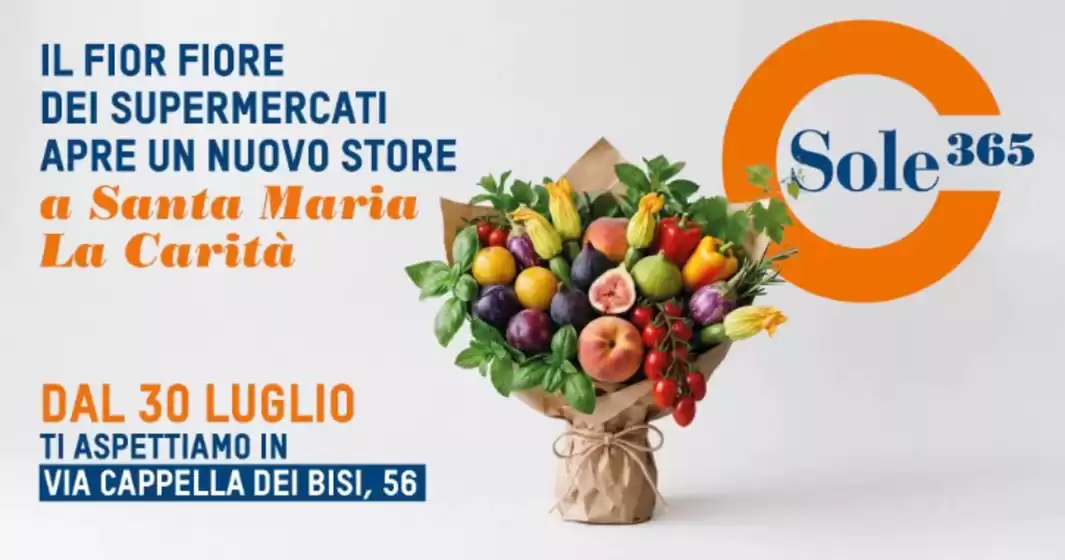 Volantino Sole 365 | Apre un nuovo store | 2026-07-30T00:00:00.000Z - 2026-07-30T00:00:00.000Z