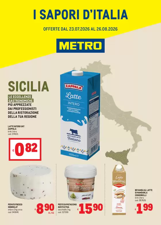 Volantino Metro | Sapori dItalia - SICILIA | 2026-07-23T00:00:00.000Z - 2026-08-26T00:00:00.000Z