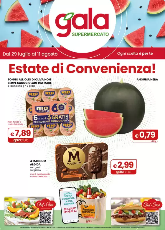 Volantino Gala | Estate di Convenienza! | 2026-07-29T00:00:00.000Z - 2026-08-10T00:00:00.000Z