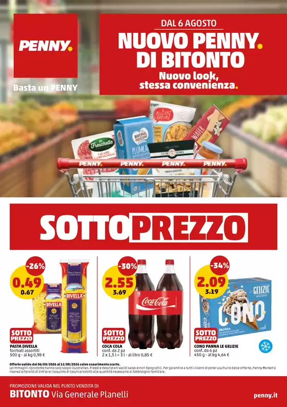 Volantino PENNY a Mestre | Sotto prezzo | 2026-08-06T00:00:00.000Z - 2026-08-12T00:00:00.000Z