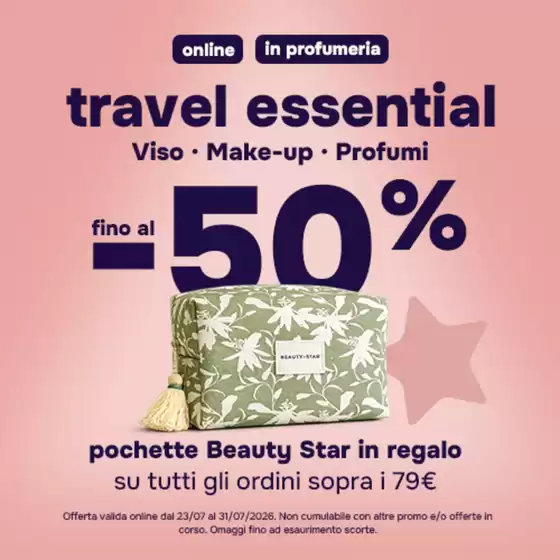 Volantino Beauty Star | Fino al -50% | 2026-07-23T00:00:00.000Z - 2026-07-31T00:00:00.000Z